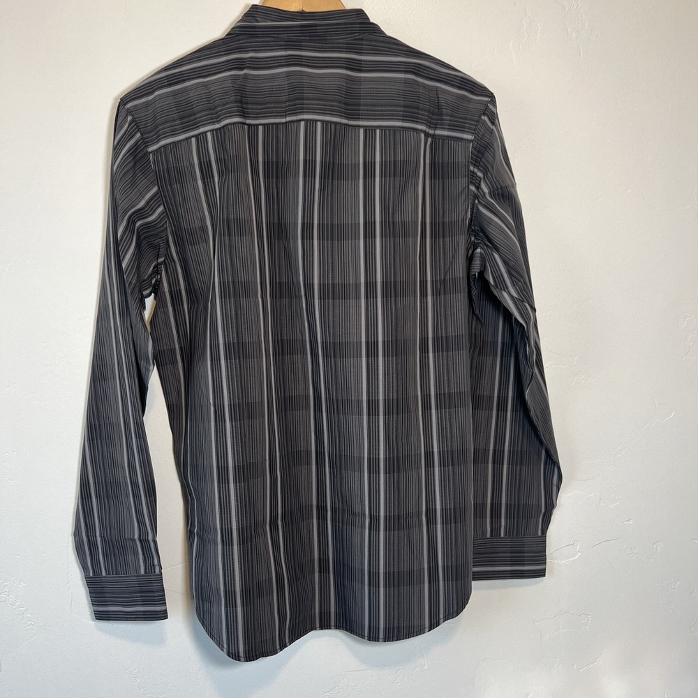 Columbia Button Up Shirt Mens Small Grey Rogers Peak Long Sleeve Regular Fit - Picture 3 of 7